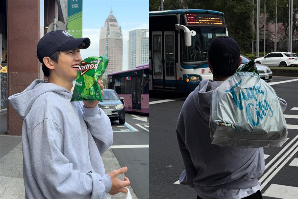 蔡英文「罕見同框宋仲基」吸萬人朝聖！全因「這1台灣味」網驚：沒想到有這天