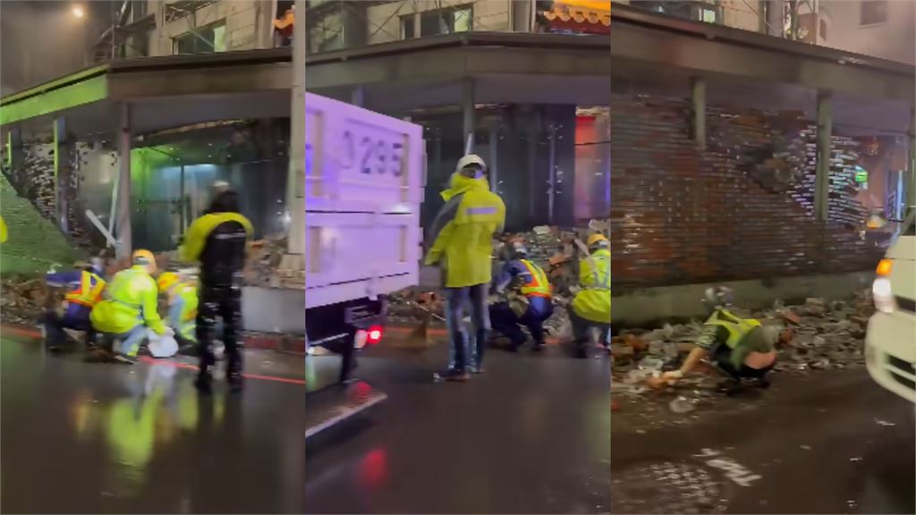 薔琵打R檔猛尻台灣！護國城隍廟前磚牆「遭整片驚悚吹破倒下」在地人嚇瘋：可怕