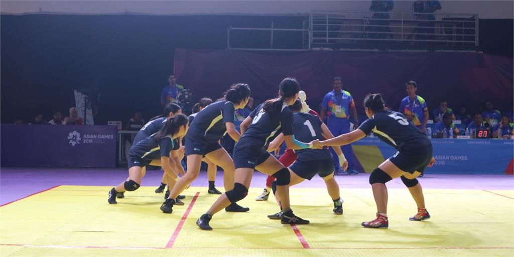 卡巴迪台日大戰 台灣38:22拿下第2勝 杭州亞運/台灣隊卡巴迪對遭逢日本 38:22「取得第2勝」