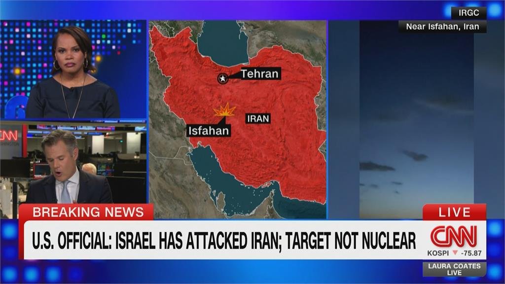 以色列沒飛彈攻擊？　伊朗：爆炸聲響是防空系統反擊