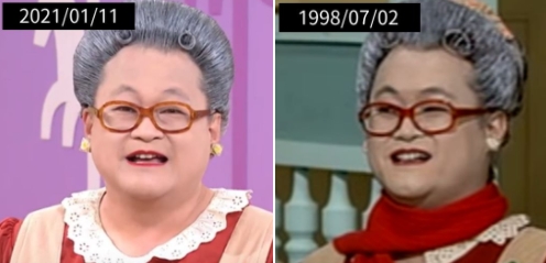 水果奶奶播出23年「對比照」0變化!太凍齡釣出香蕉哥哥讚:偶像