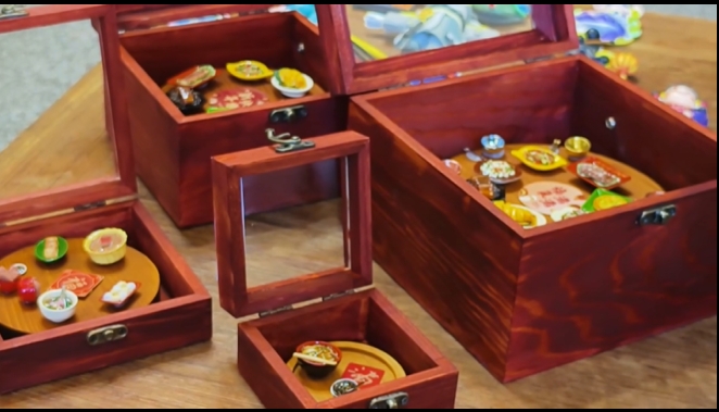 逼真!12倍縮小黏土製作 「指尖把玩」客家年菜