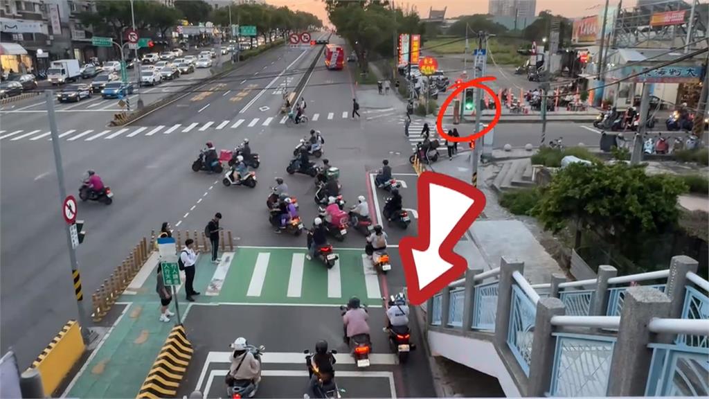 機車族待轉誤觸「這設計」秒吞1800罰單!議員痛批:根本引人入罪
