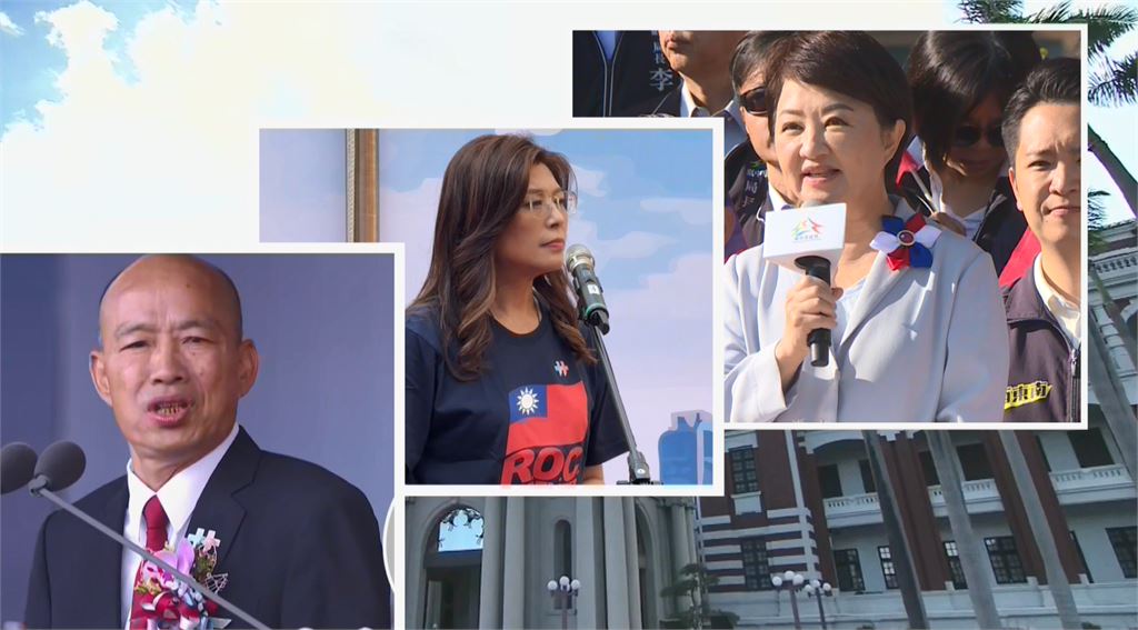 藍營國慶搶版面！盧秀燕「借英打賴」 綠酸韓：一個人的武林