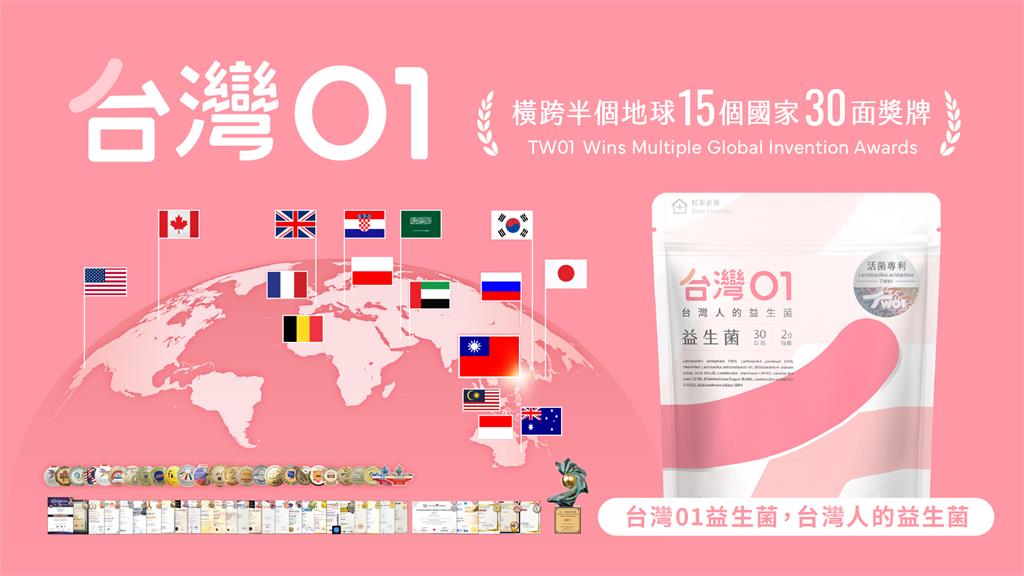 台灣之光江欣樺以「TW01」菌株 躍上國際生技舞台 831項檢驗嚴格把關