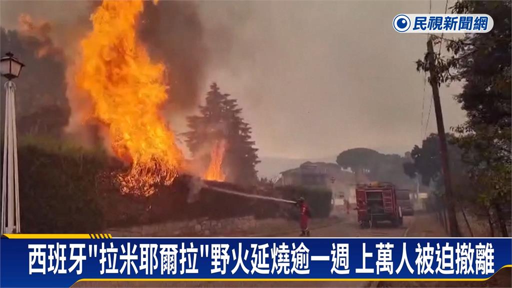 歐洲野火延燒！法國撤離2萬人　西班牙部分地區緊急狀態