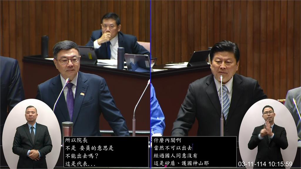 罷傅二階達標態度大變?傅崐萁為卓揆等門又服務喝咖啡