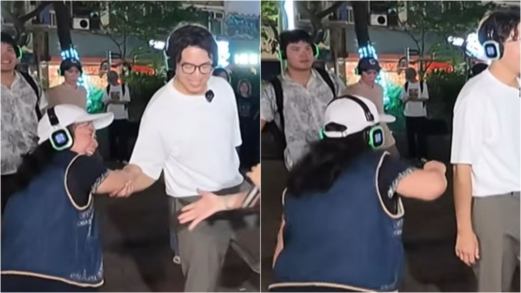 阿姨跳舞險摔倒！沈伯洋下秒「超神1反應」暖炸　她秒融化倒戈：比我老公還窩心