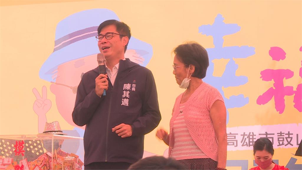 連2日跑同攤!一前一後錯開 陳其邁、柯志恩王不見王