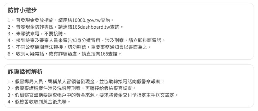 普發1萬詐團新陷阱！男一通電話就上鉤慘賠「300萬元黃金」最新手法曝