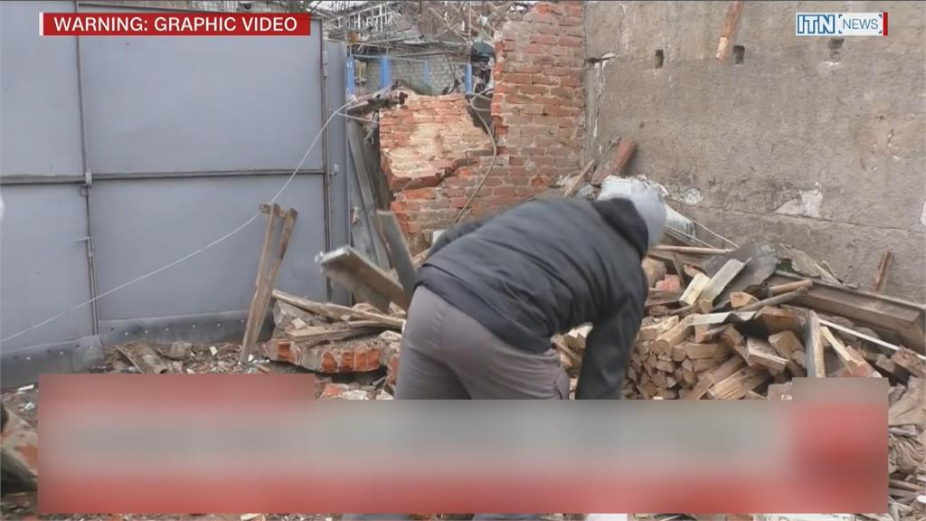 基輔郊區公寓大樓遭轟炸　恐有百人遭埋