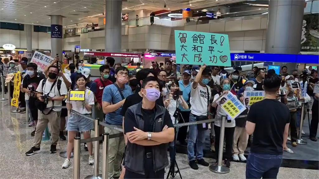 館長返台嗆:要阻止大罷免! 綠委質疑與中協議「終將淪棄子」