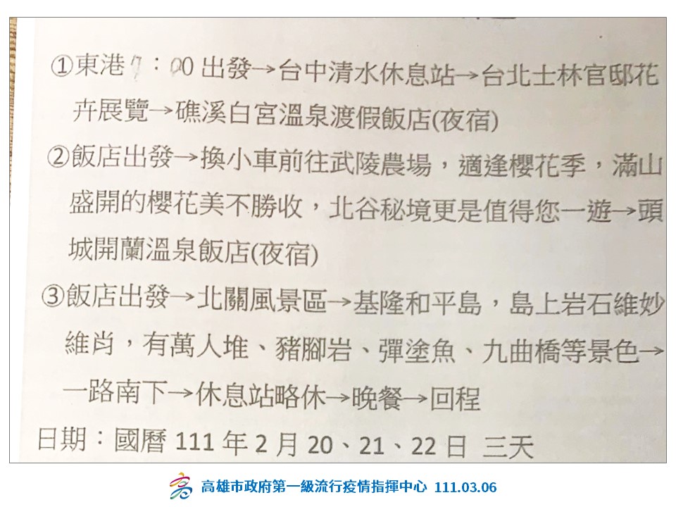 快新聞/「高雄+1」旅行團確診團員曾到老新台菜 10多歲染疫員工4足跡曝光