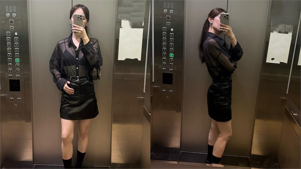 黑澀會美眉小薰竟衝夜店！「超辣黑絲衣＋短裙」誠意外洩大秀好身材