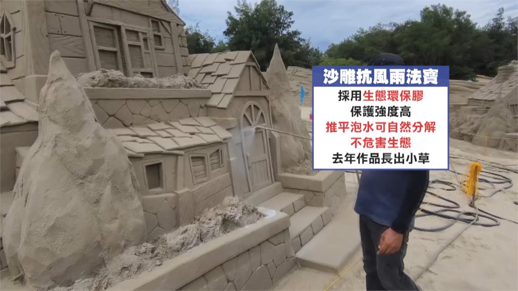 熱搜/苗栗沙雕再創奇蹟! 挺過丹娜絲風雨摧殘完好無損
