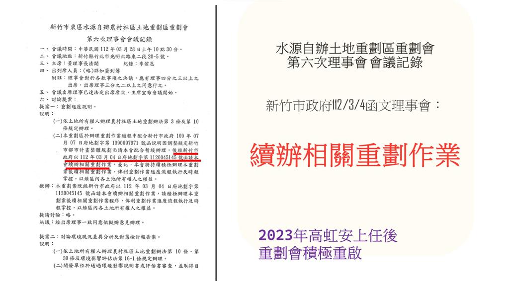 快新聞／綠竹市議會黨團轟高虹安「科技市長變土開市長」　懷疑李忠庭涉百億重劃案