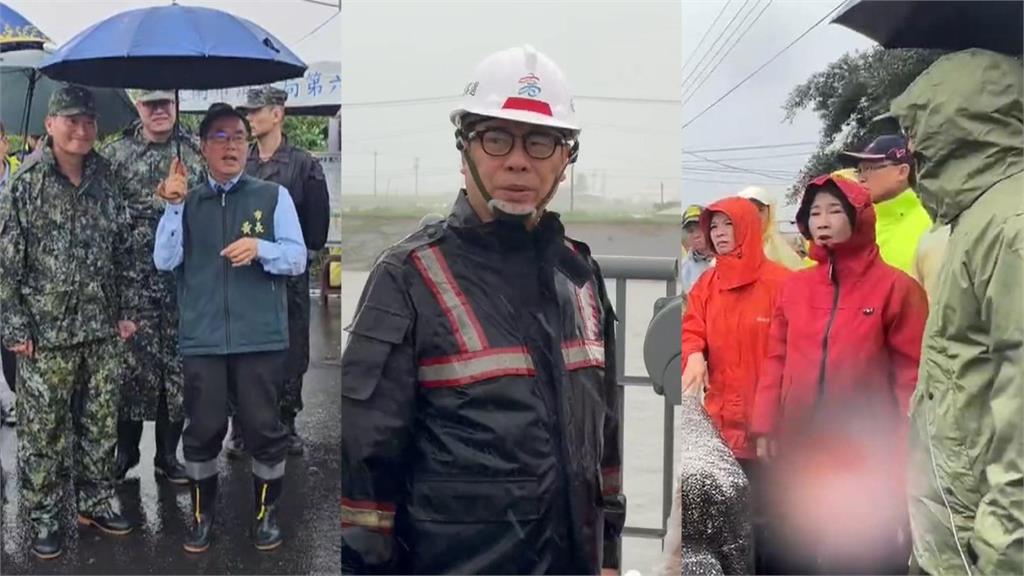 小琉球風雨交加　屏東縣長周春米連跑數地視察