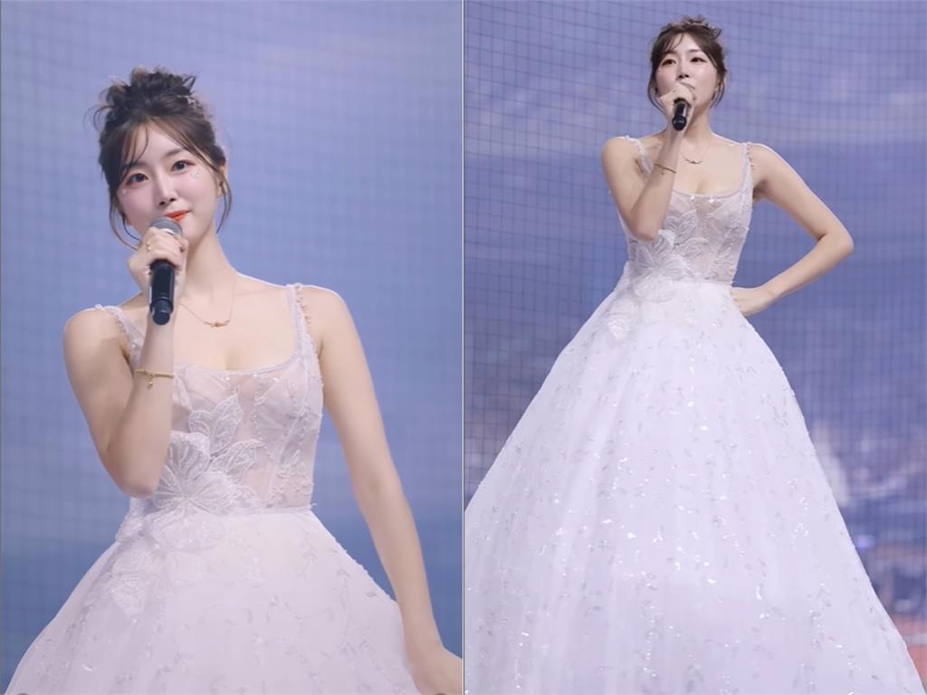 安芝儇突披「蕾絲白紗」入鏡！「上空失守」竟釣出南珉貞回：公主好反差