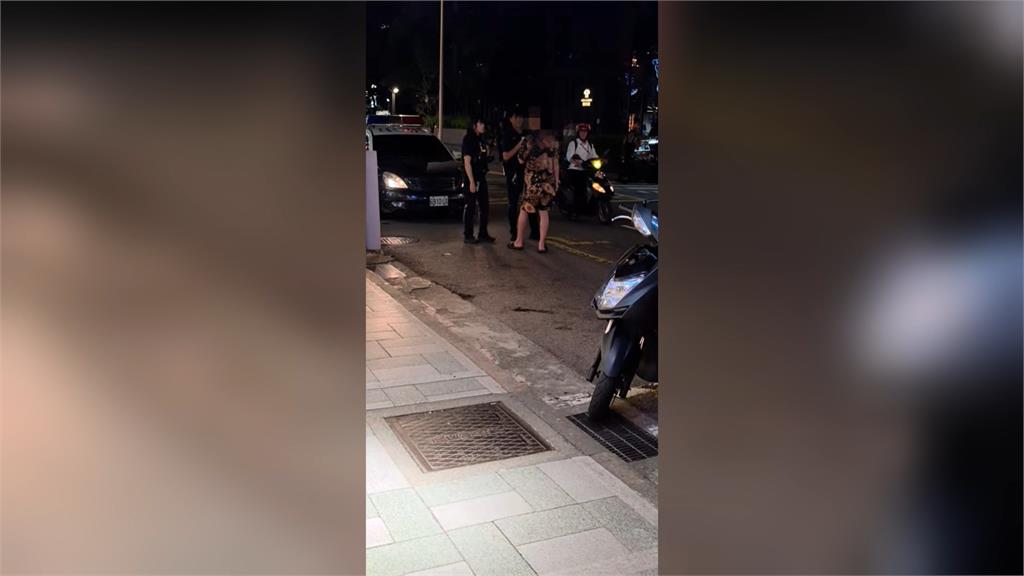 情侶酒後吵架!女報警求助 男友「肉身擋警車」挑釁