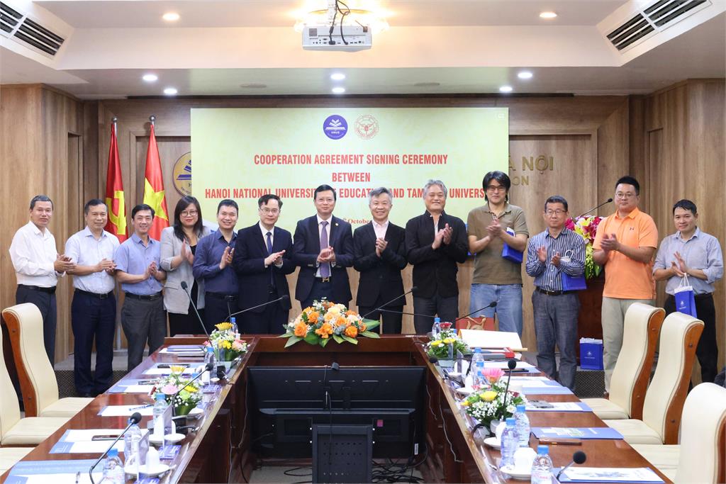 【淡江傳真】淡江大學與河內國立師範大學簽署MOU 共推量子材料與同步輻射研究