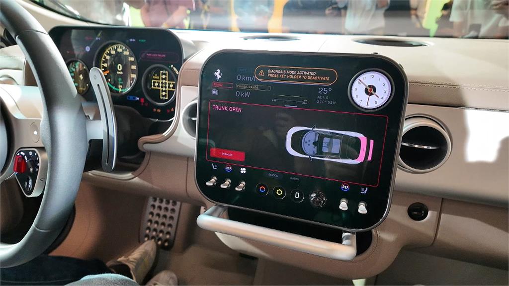 頂級純電跑車戰！　法拉利純電跑車登台　PK保時捷Taycan