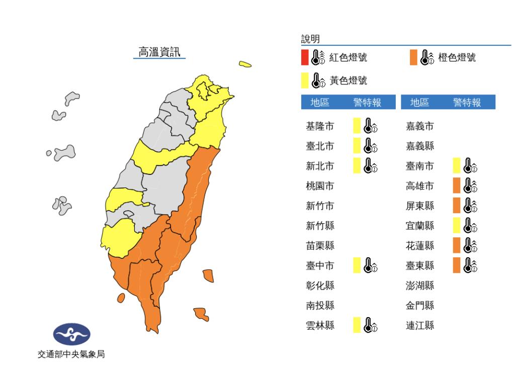 快新聞／杜蘇芮颱風仍有不確定性　今各地留意高溫、局部大雨