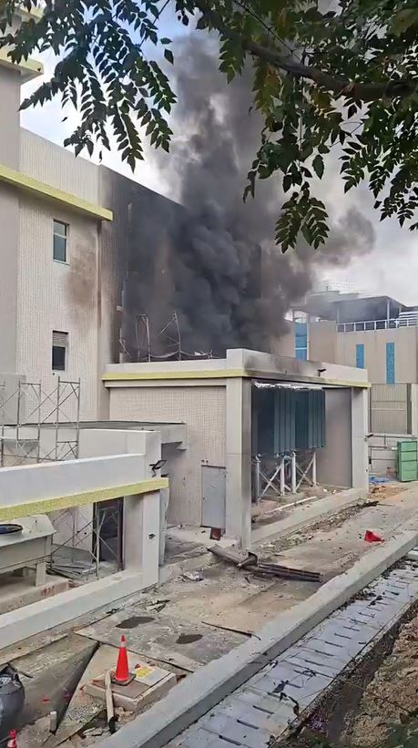 快新聞／新竹超高壓變電所驚傳火警　濃煙竄天畫面曝光