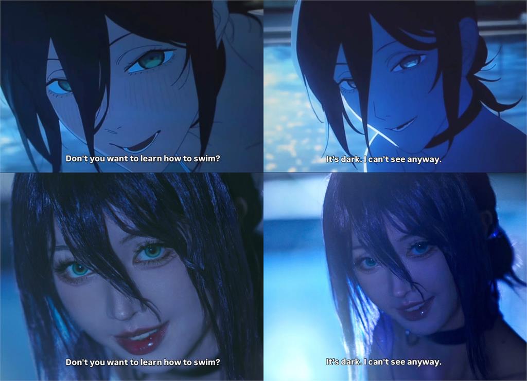 百變女神挑戰「最色氣名場面」!「裸泳」擺經典手勢網跪喊:蕾潔本人