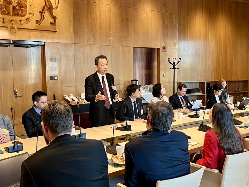 瑞典國會跨黨派挺台!我國代表、訪團受邀討論台灣國際參與