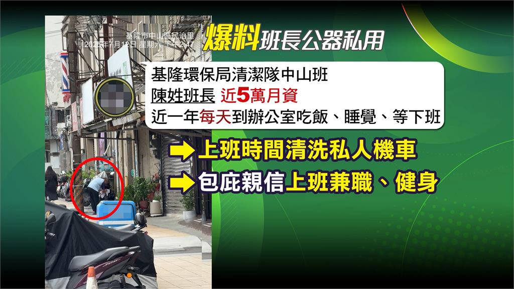 基隆清潔隊爆弊端！　「摸魚班長」睡覺等下班、詐加班費