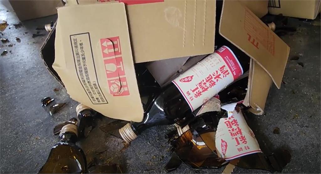 快新聞／數不清的酒瓶被摔碎！　花蓮酒廠估：地震造成1400萬台幣損失