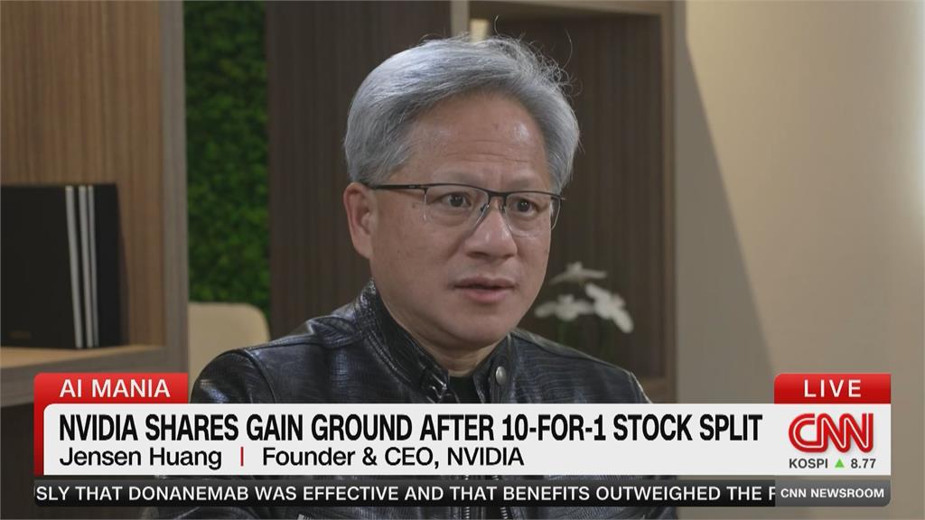 「仁來瘋」瘋回美國 CNN報導黃仁勳創業故事