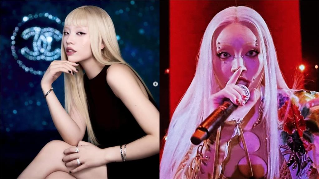 日女歌手「裸色戰袍」唱紅白! 被4猛男抬出「正面大開M字腿」挨轟:沒穿?