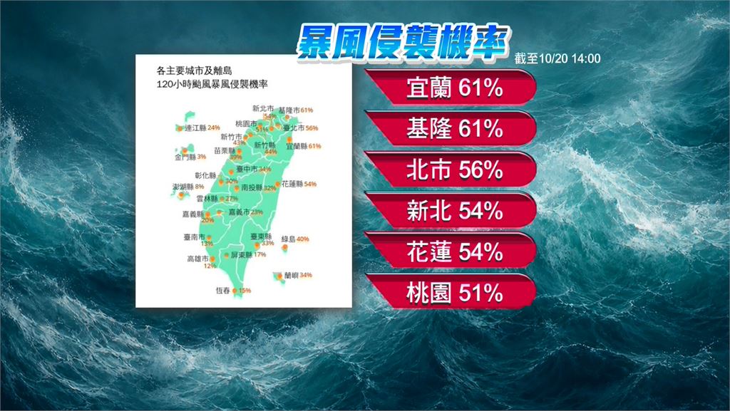 薔琵颱風假恐沒望！　氣象署：週四北轉關鍵、北東防雨