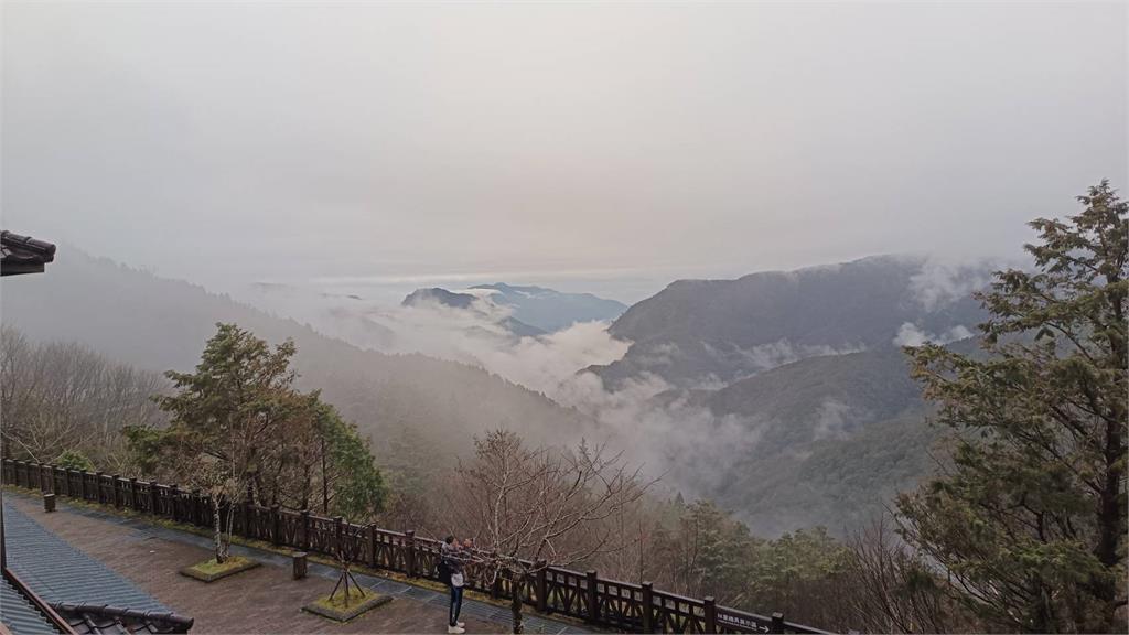 快新聞/氣溫下探0度未飄雪 宜蘭太平山「日出美景」曝光