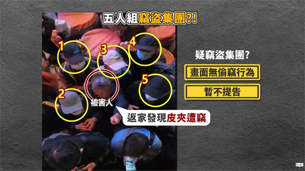 西門町驚見「竊盜集團」?! 五人包圍一人扒走皮夾