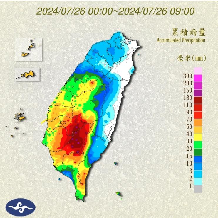 中南部慘變「凱米水世界」高雄重創　暴雨猛灌2天「超扯畫面曝」竟紫到發黑