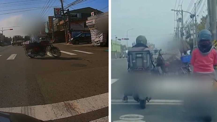 危險！　男闖大貨車「視線盲區」撿東西　目擊民眾嚇壞