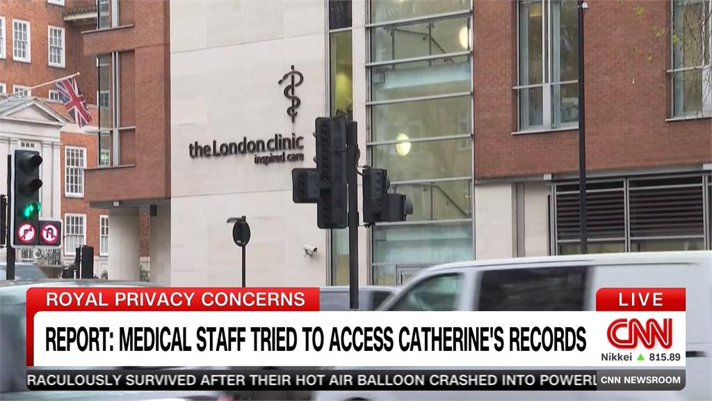 偷看凱特王妃病例？　「倫敦診所」3院內人員接受調查