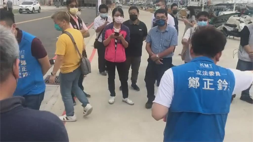 南寮漁港全新景點吸人潮 碼頭畫紅線漁民不滿抗議
