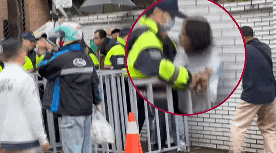 快新聞/王鴻薇硬闖管制區員警狂道歉畫面曝 林楚茵:妨害公務現行犯