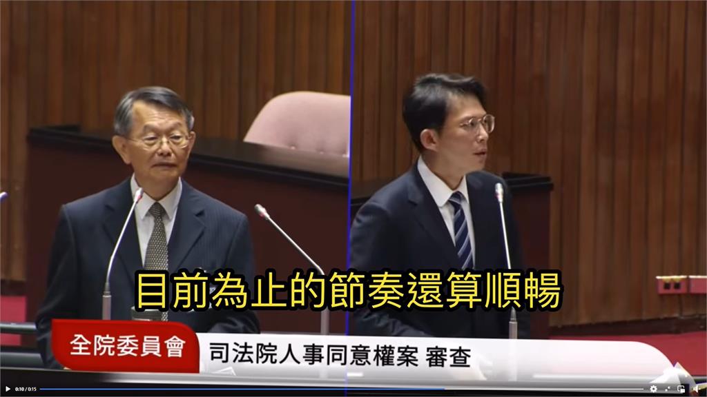 黃國昌質詢嫌對方講太慢求暫停!韓國瑜冷回「這10字」打臉畫面全被拍