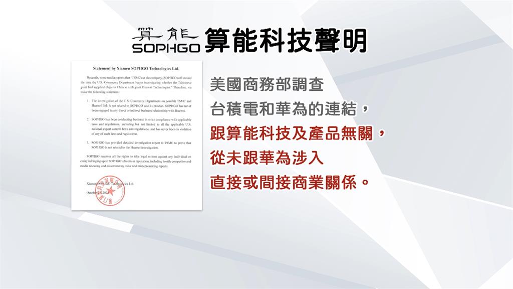 被指當白手套 中國「算能科技」疑似替華為下單台積電
