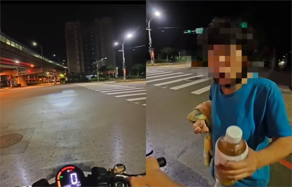 凌晨4點遭問「可幫阿姨開瓶蓋嗎」!詭異畫面曝光…騎士秒「做1事」自保