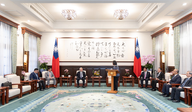 快新聞／接見APEC代表團　蔡英文：「持續發揮台灣優勢」促進區域發展