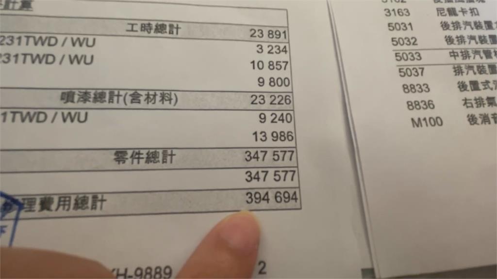 二度傷害！百萬名車國道遭追撞　拖吊業未固定好又重摔
