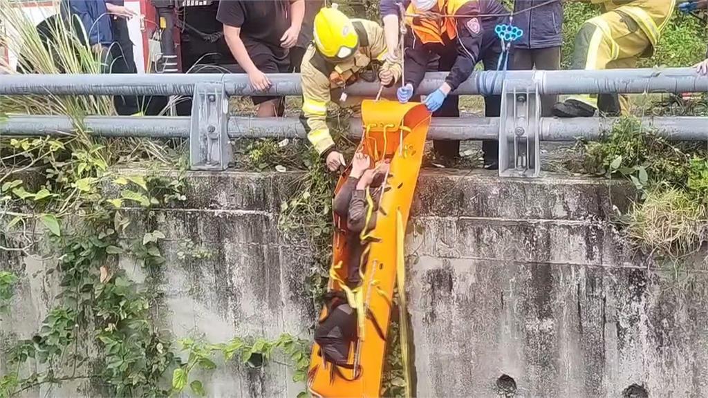 命大! 台9線轎車疑打滑"墜20m深山谷" 駕駛送醫意識清楚