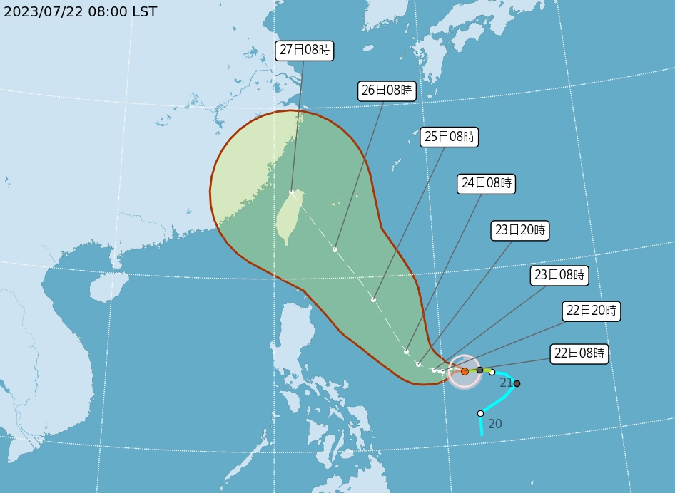 杜蘇芮颱風恐侵台？各國預測路徑出爐「這路線」可能性最大
