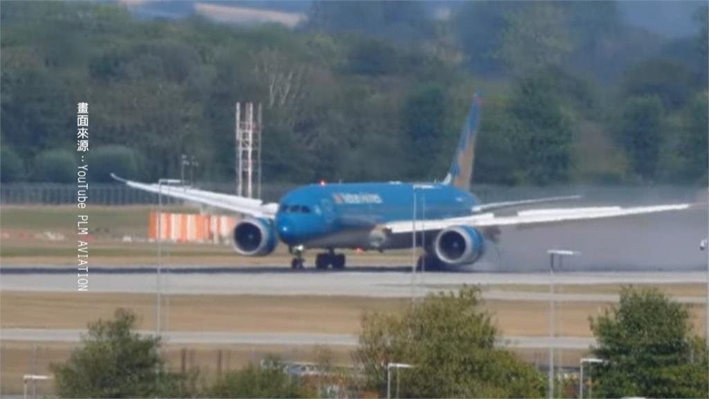 越南航空和死神擦身而過  起飛機尾嚴重擦地 盤旋2小時洩油返航