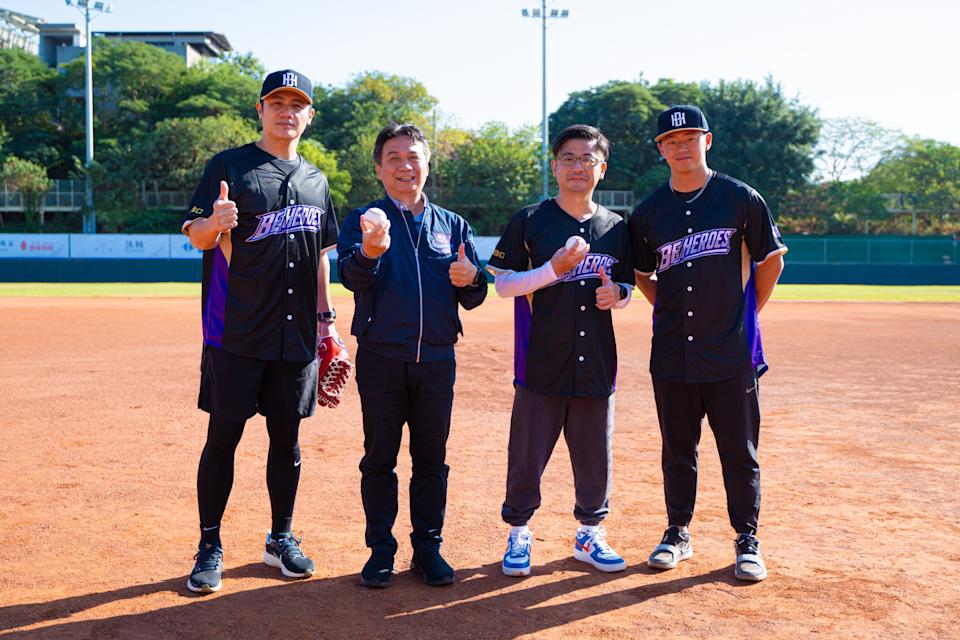 棒球/BE HEROES棒球訓練營登場!陳鏞基、鄭宗哲等旅外、中職球星任教練